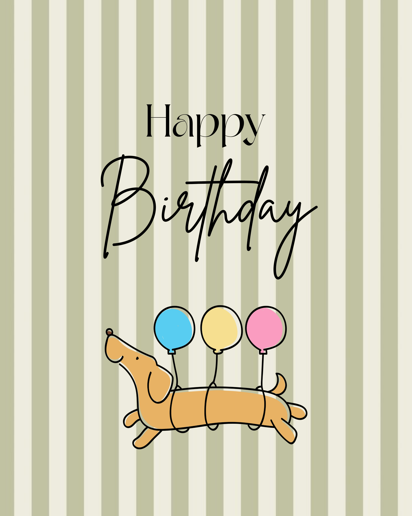 Happy Birthday Dackel