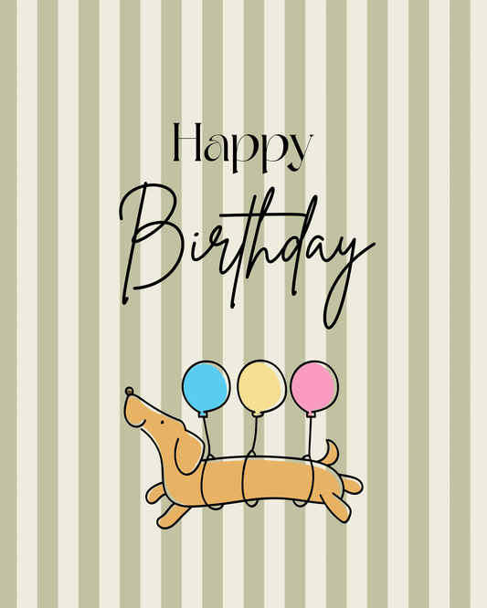 Happy Birthday Dackel