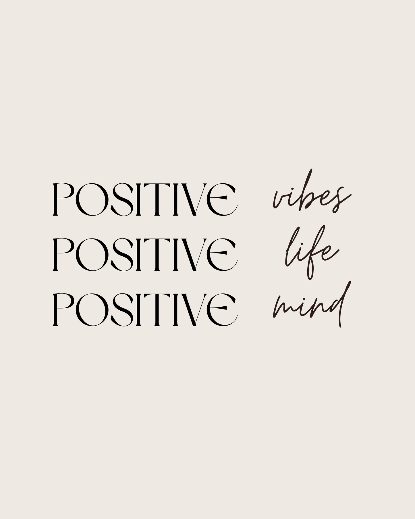 Positive vibes
